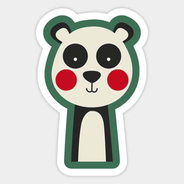 Panda Sticker by JoanaJuheLaju1